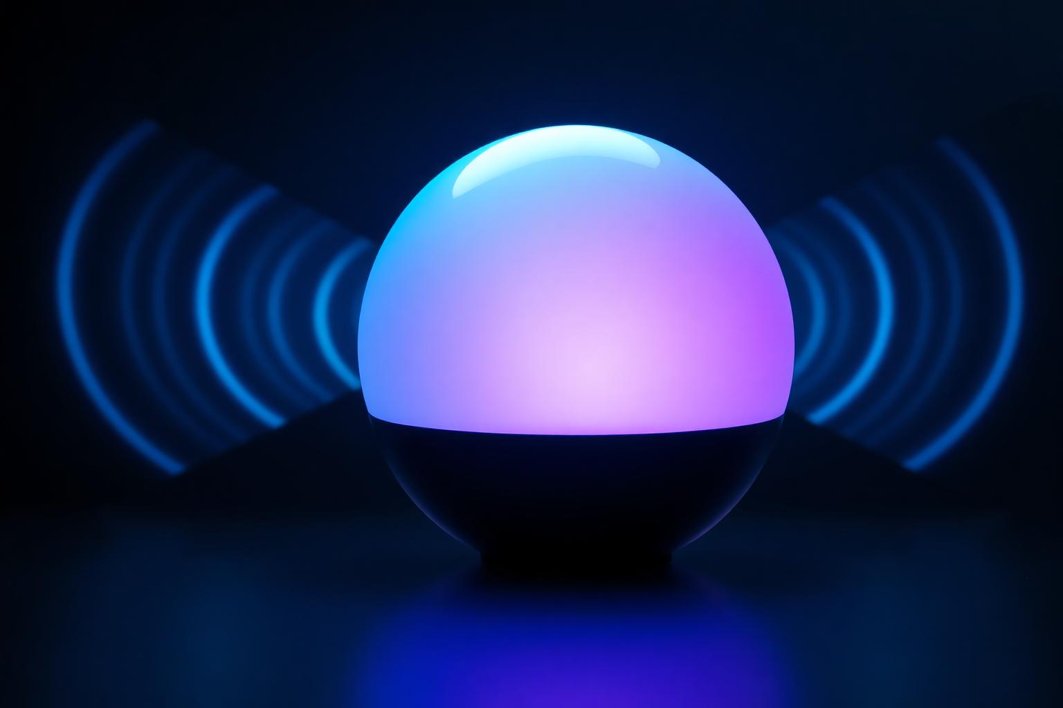 Nova voice assistant glowing orb